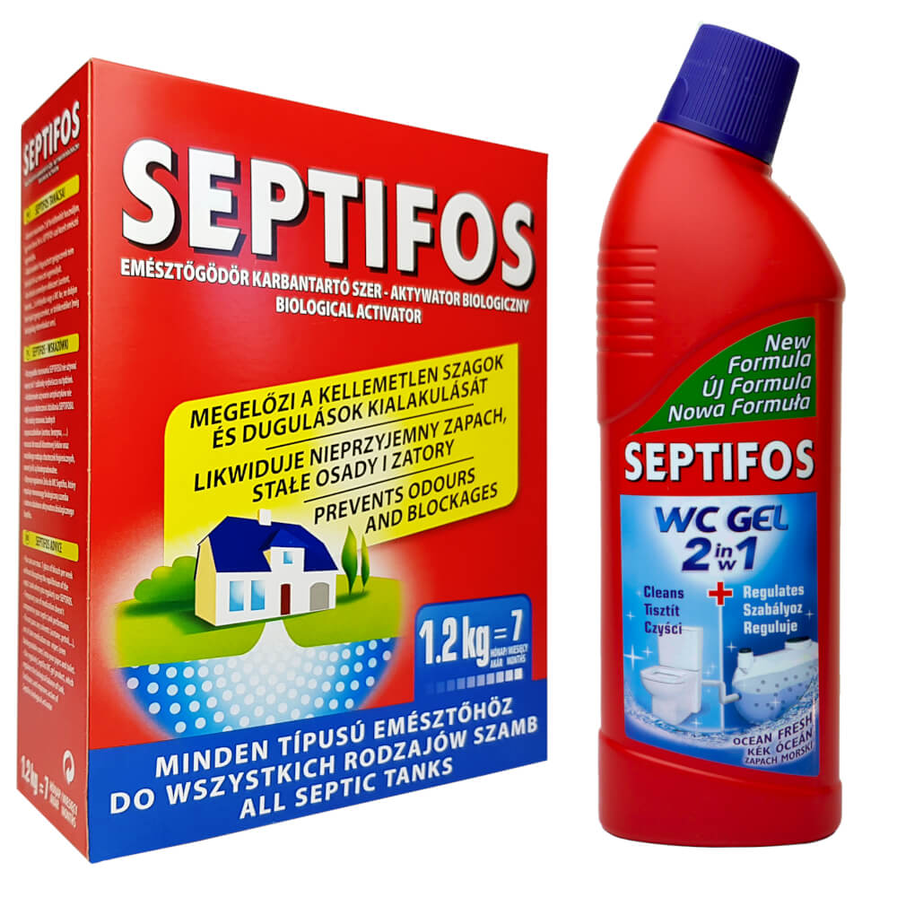 Septifos Zestaw 1.2 kg Żel WC Gratis